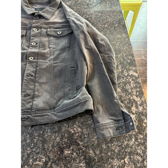 TY-LR Denim Jacket. Grey Was Size 26 Large - Picture 2 of 7